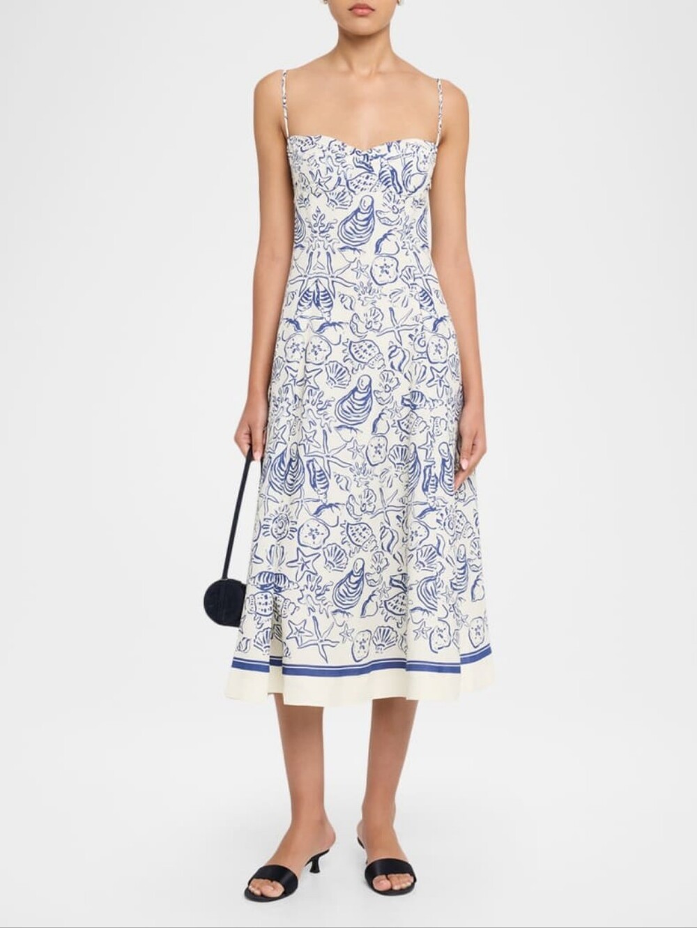 SIMKHAI Analise Bustier Midi Dress
